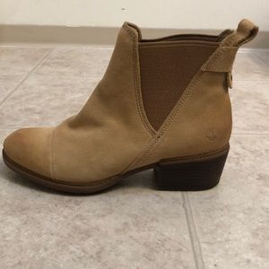 Tan ankle boots